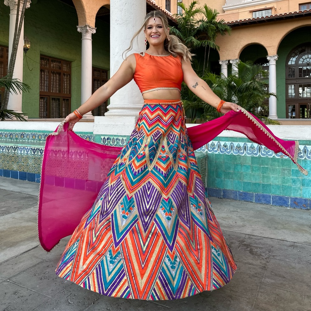 GORGEOUS colorful lehenga